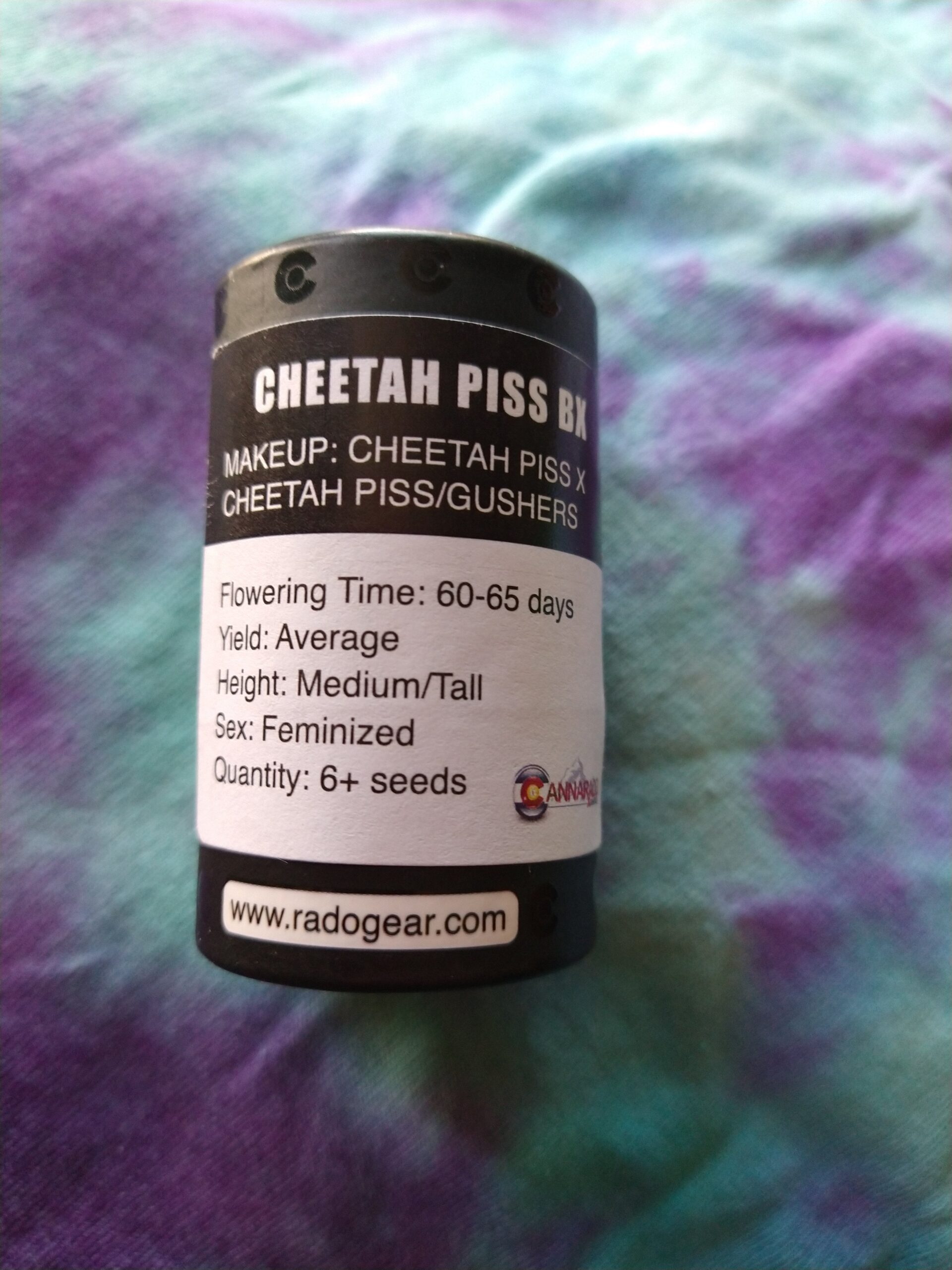 Cannarado Genetics Cheetah Piss bx