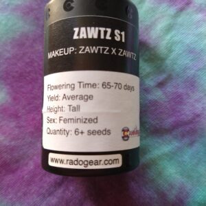 Cannarado Genetics Zawtz s1